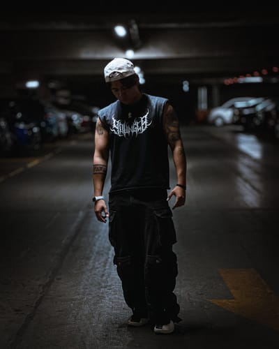 Customer photo review of DARK WAVE CUT-OFFS #3027