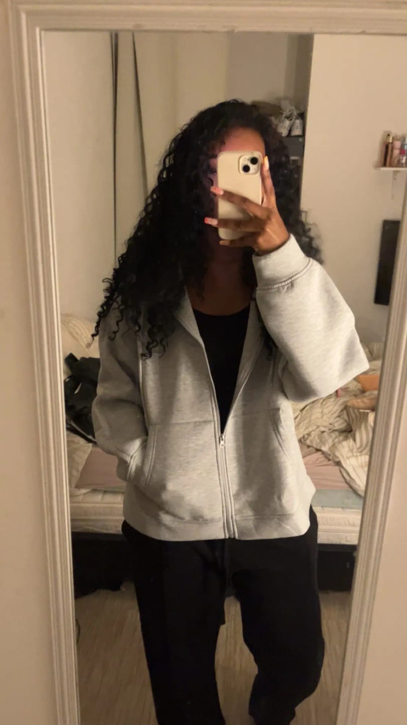 Customer photo review of Eveline Zip-Up Hoodie