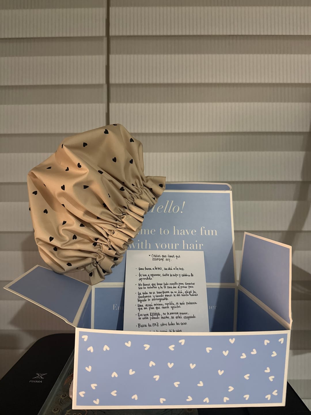 Customer photo review of Gorro para ducha