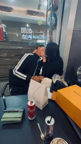 Recensione con foto di un cliente su Tuta Palm Angels