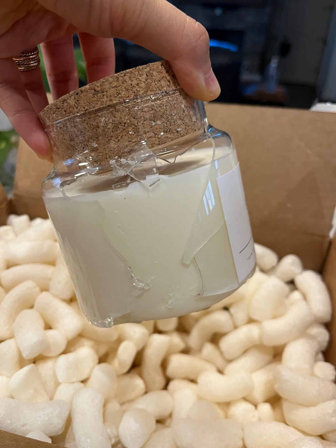 Customer photo review of Golden Hour 22 oz Glass Candle