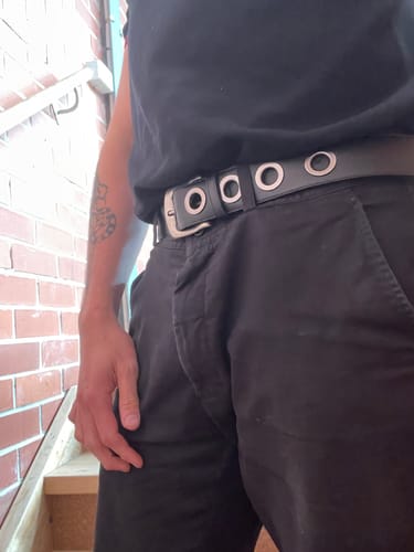 Customer photo review of Eyelet Belt