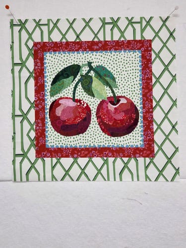 Customer photo review of Garden Party Block of the Month