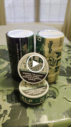 Customer video review of Mountain Wintergreen Nicotine Pouches