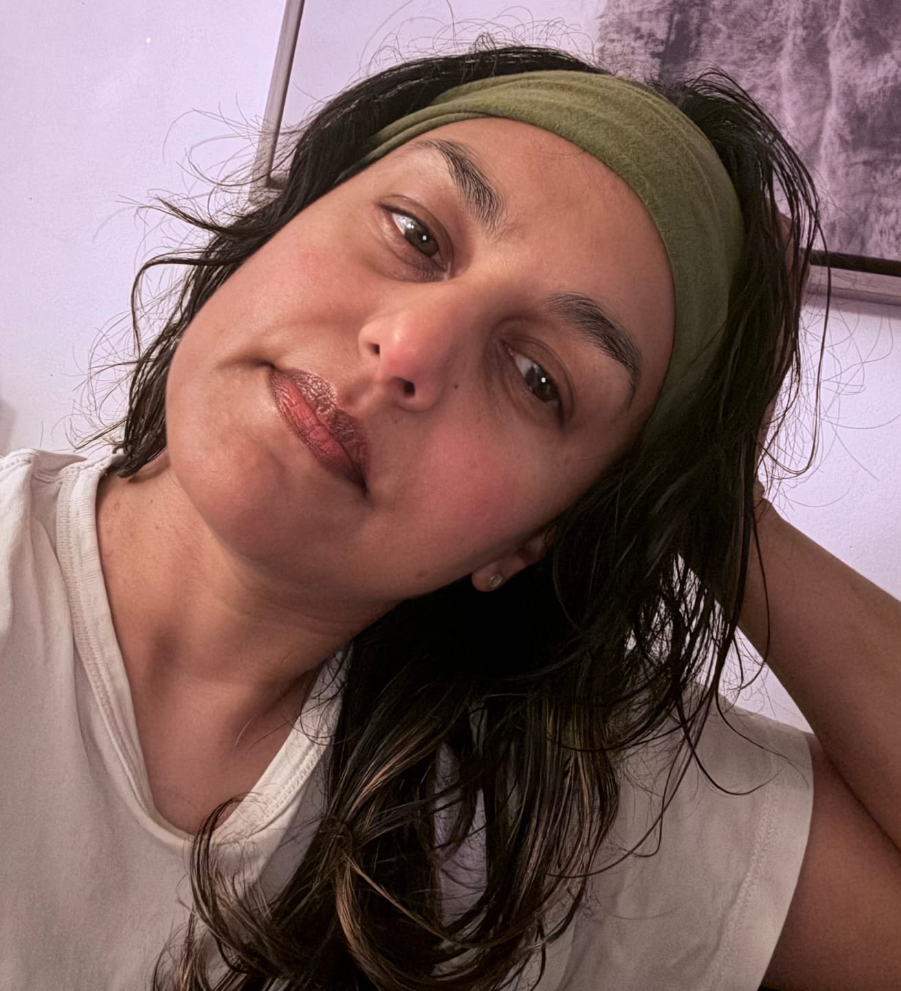 Customer photo review of Organic Twist Headband