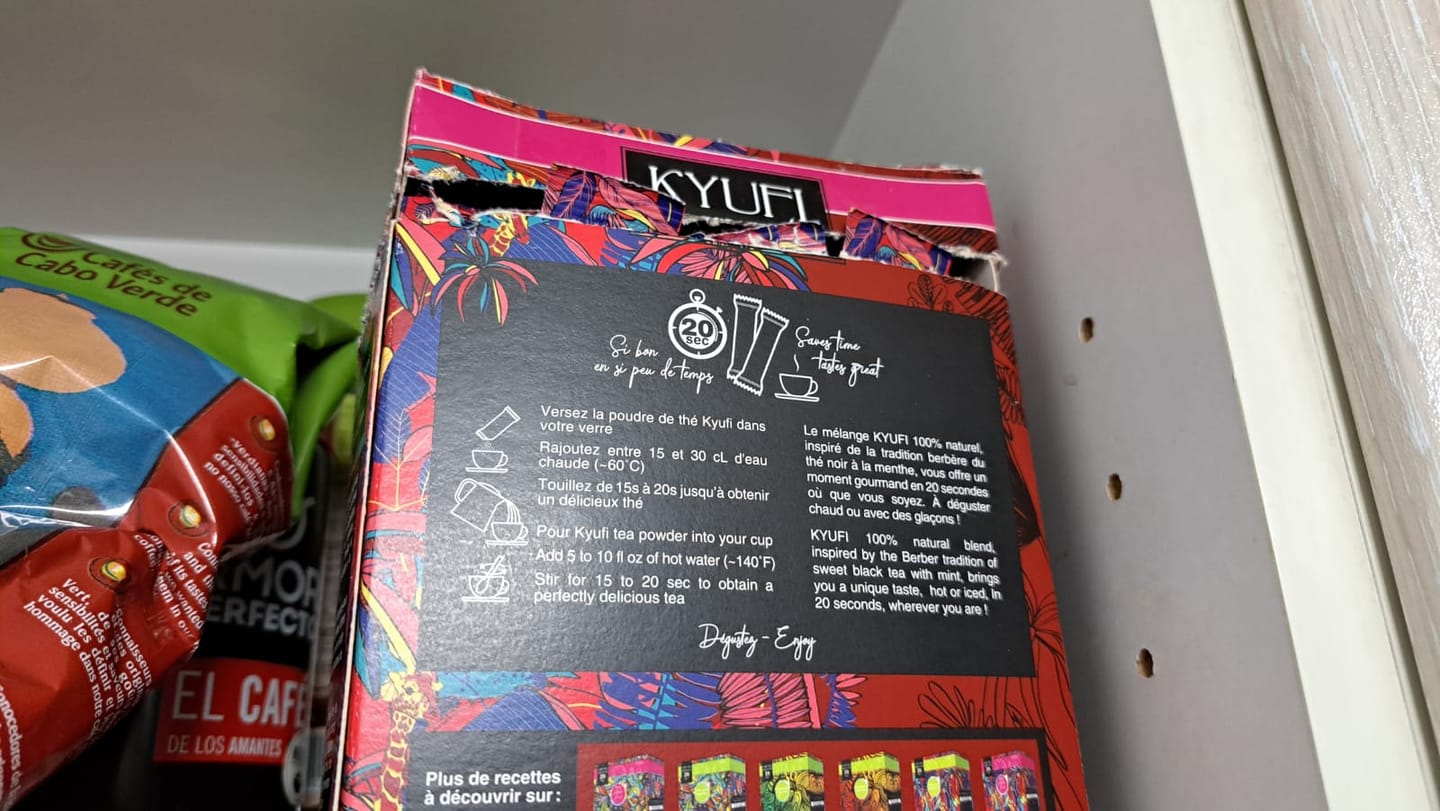 Customer photo review of Thé Noir Instantané À La Menthe - Recette Authentique