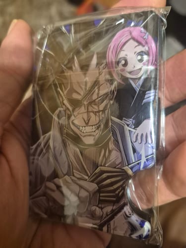 Customer photo review of Ready For a Fight Plexi Glass Acrylic Backed Metal Wallet