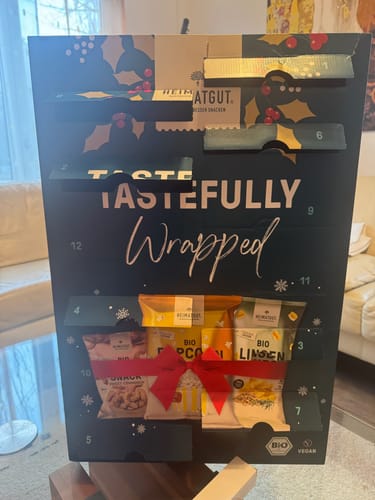Customer photo review of Heimatgut Bio Snack Adventskalender