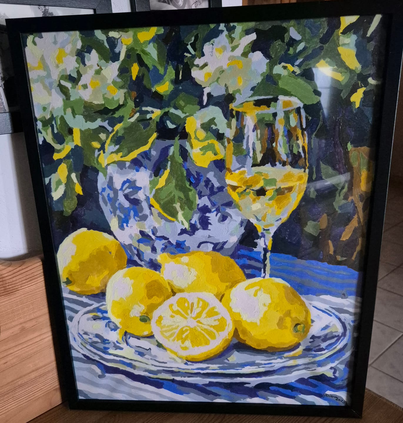 Customer photo review of Malen nach Zahlen - Zitrone und Wein