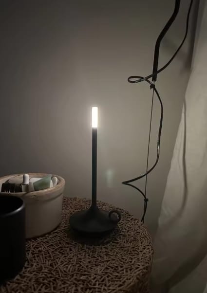 Customer photo review of Skandinavische Kandelaar Lampe | Minimalistische LED