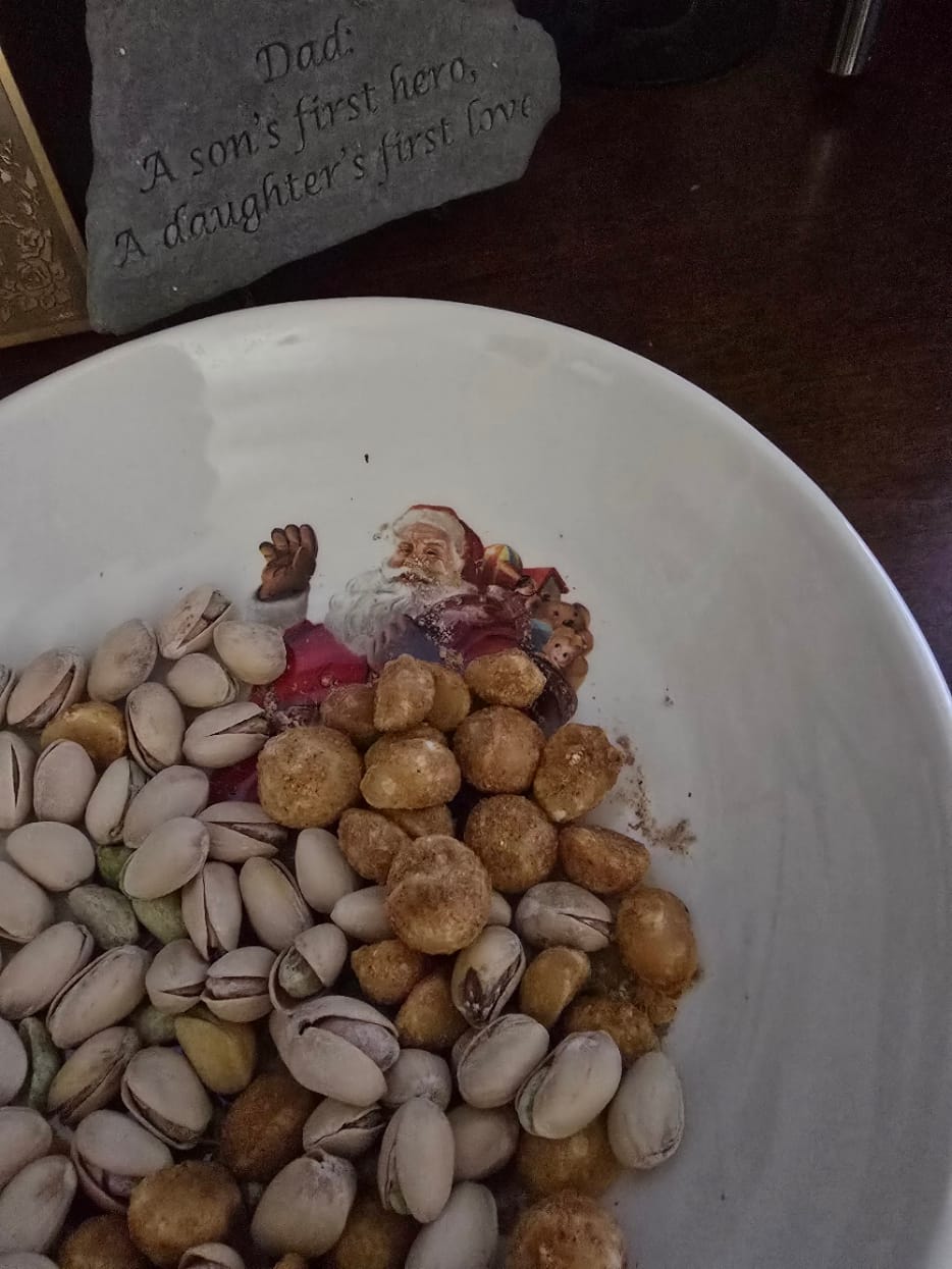 Customer photo review of Chili Spiced Macadamia Nuts