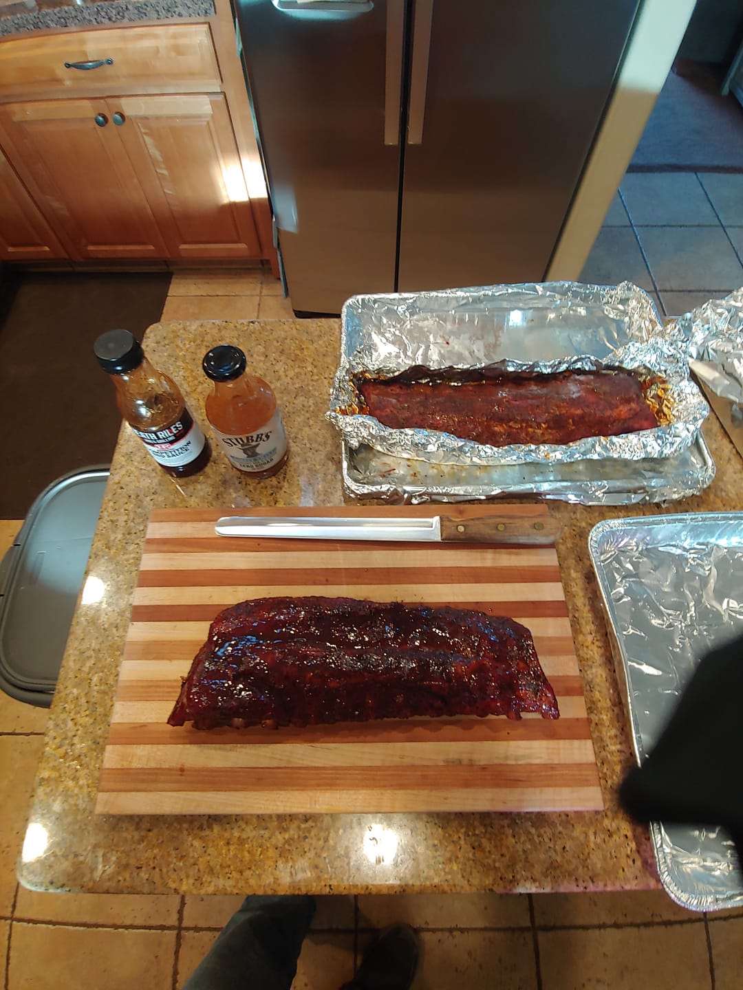 Customer photo review of Competition BBQ Sauce (Pints)