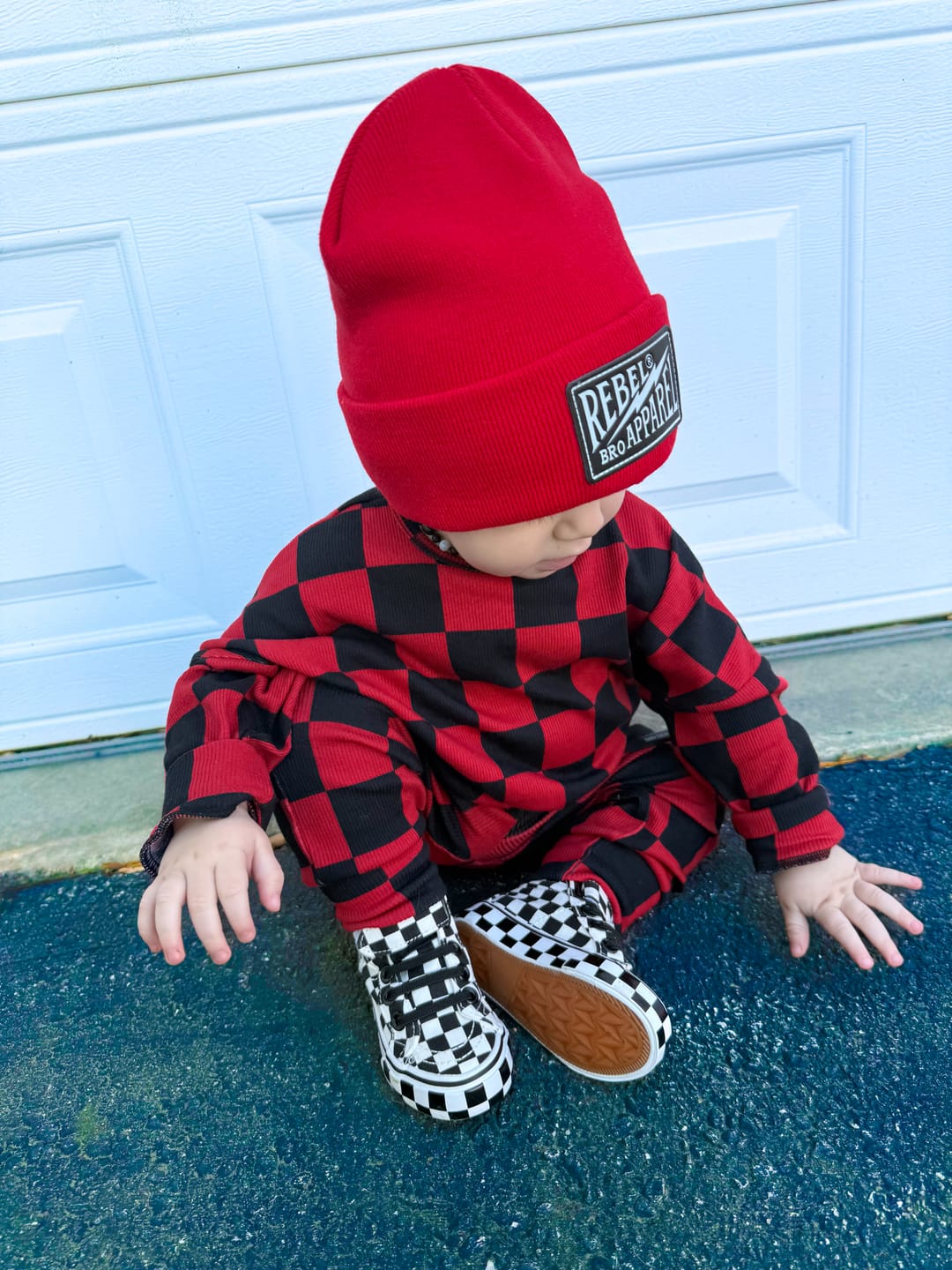 Customer photo review of SK8TR Hi-Top in Venice (Checkered)