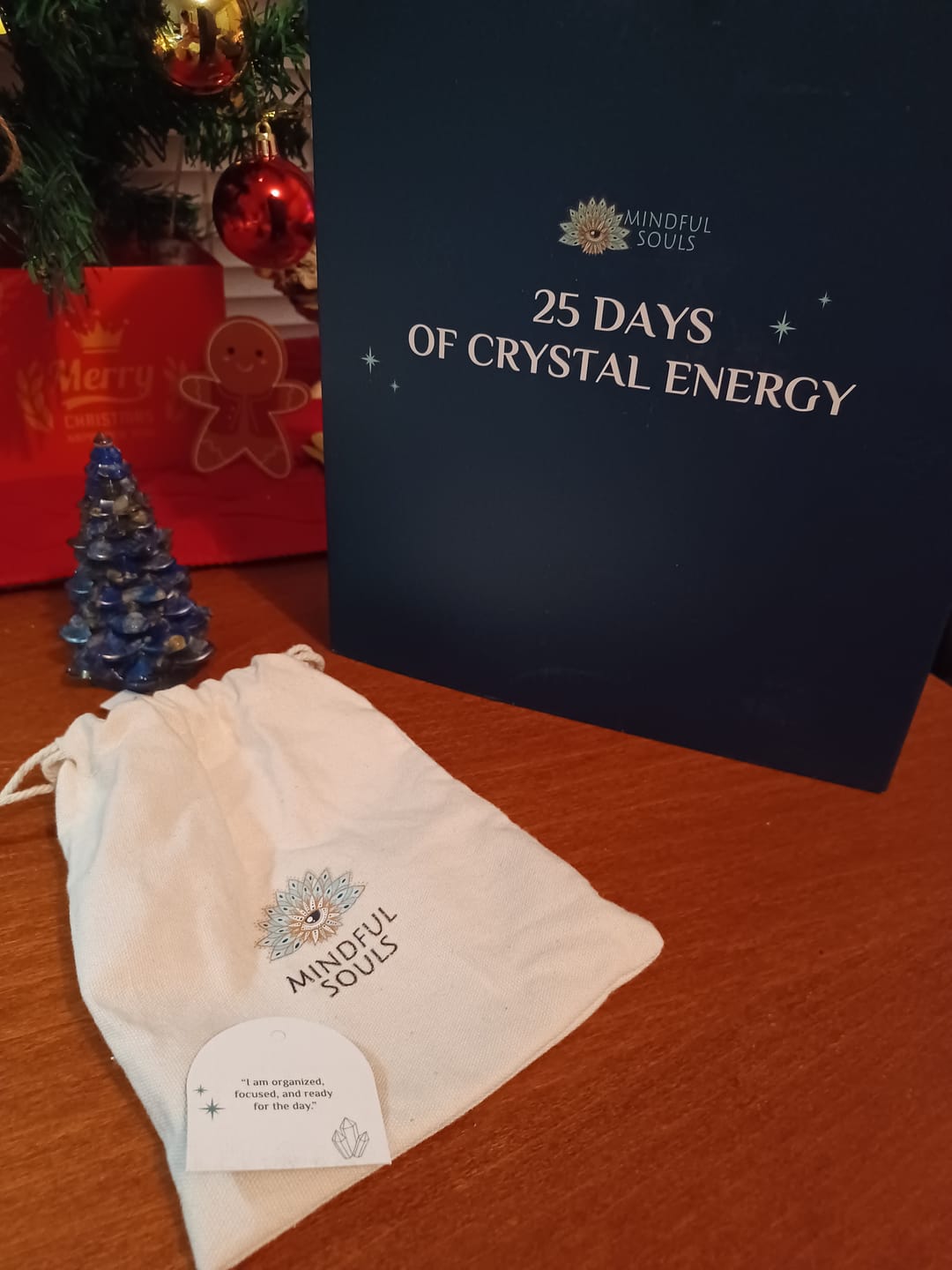 Customer photo review of 25-Day Crystal Advent Calendar + Crystal Christmas Tree FREE gift