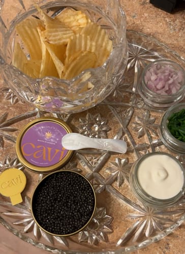 Customer photo review of White Sturgeon Caviar