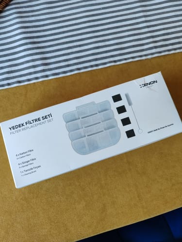 Customer photo review of Akıllı Çelik Su Pınarı 4'lü Yedek Filtresi (X8651 Uyumlu)