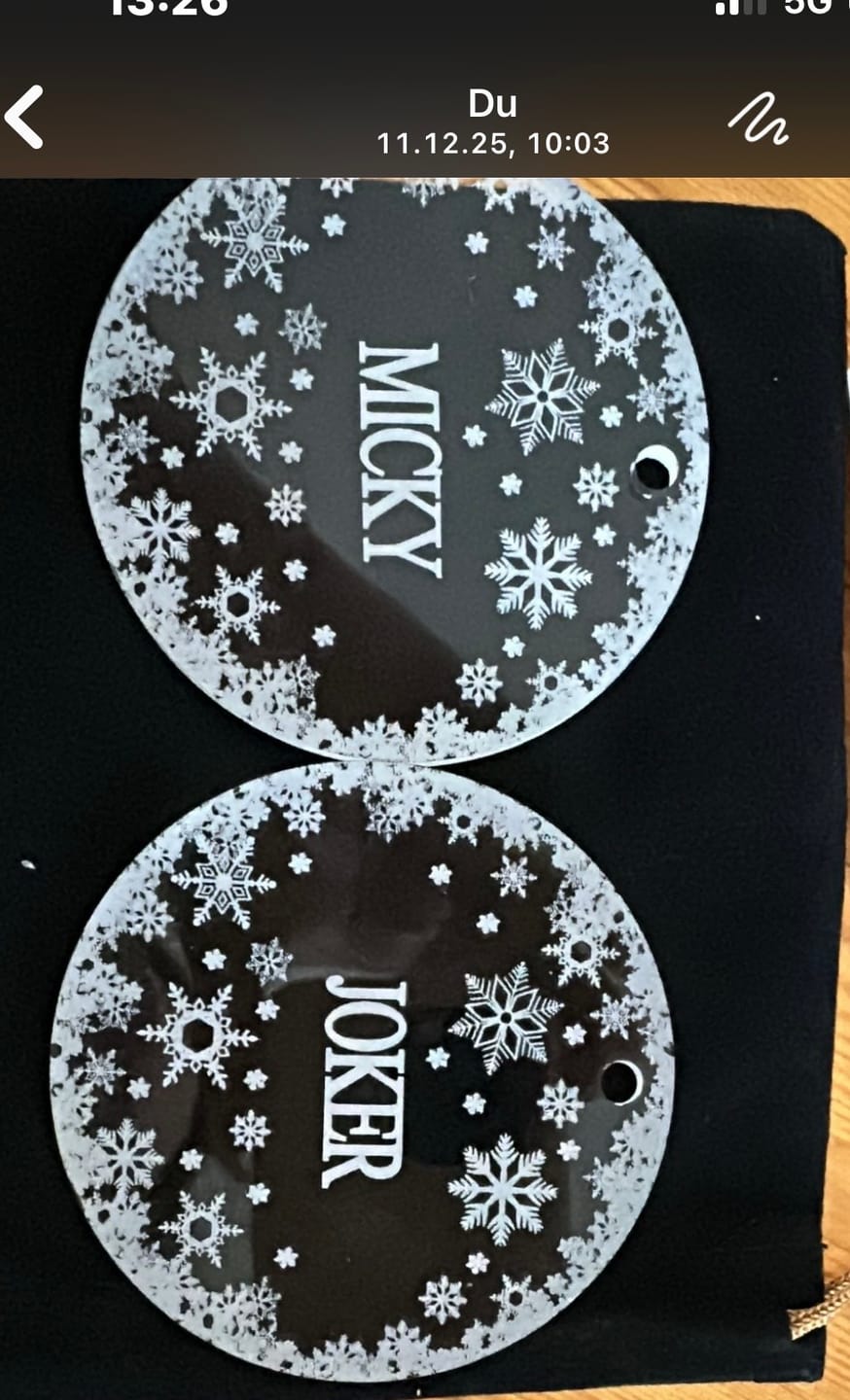 Customer photo review of Weihnachtsdeko mit Schneeflocken