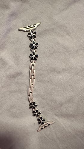 Customer photo review of NEU: Apple Watch Metallarmband "Flora"