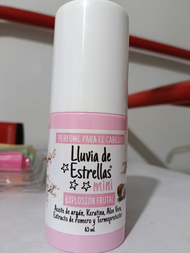 Customer photo review of PERFUME PARA CABELLO MINI EXPLOSION FRUTAL