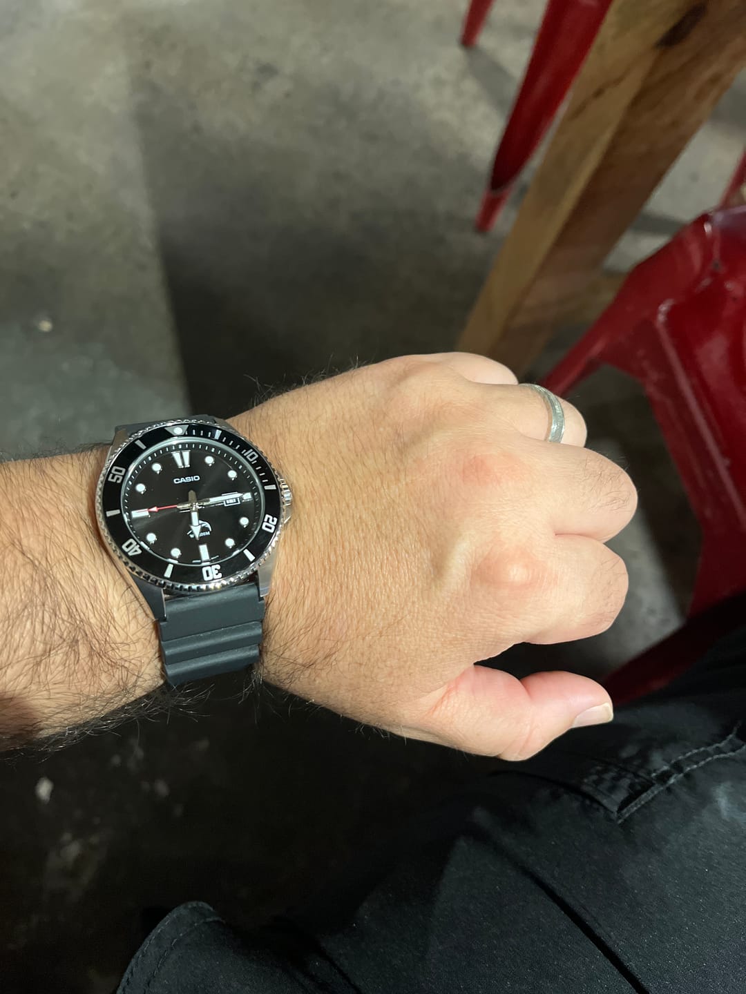 Customer photo review of Reloj Casio Submariner Marlin Duro MDV106-1AV Negro Buceo