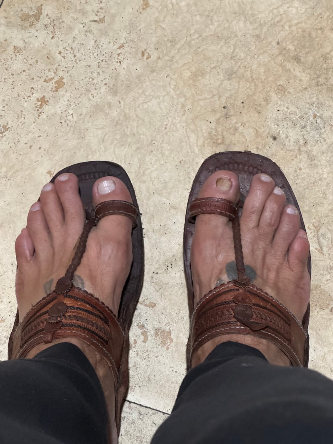 Customer photo review of Water Buffalo Sandals