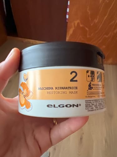 Customer photo review of Máscara Nutritiva Argán Supremo Elgon