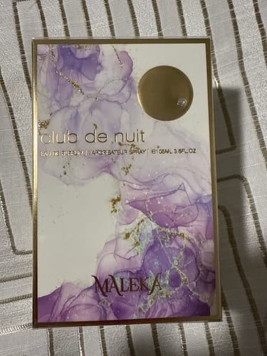 Customer photo review of Armaf Club De Nuit Maleka Eau De Parfum for Women 3.6 Oz