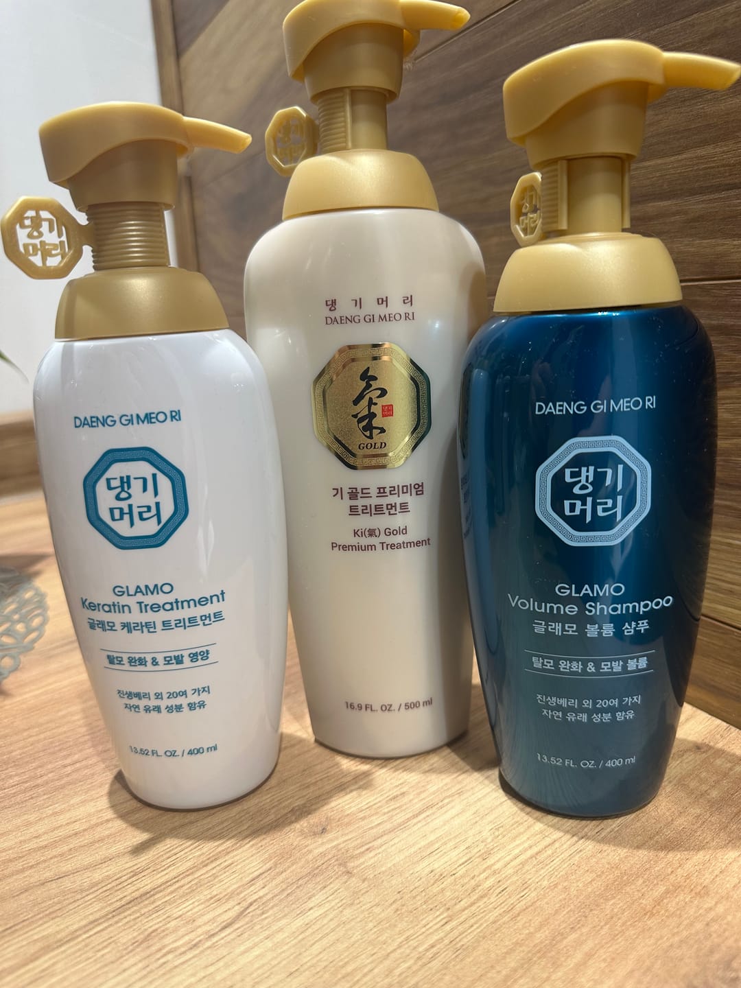 Customer photo review of Балсам - Маска Златна енергия за увредена и тънка коса Doori Ki Gold Premium