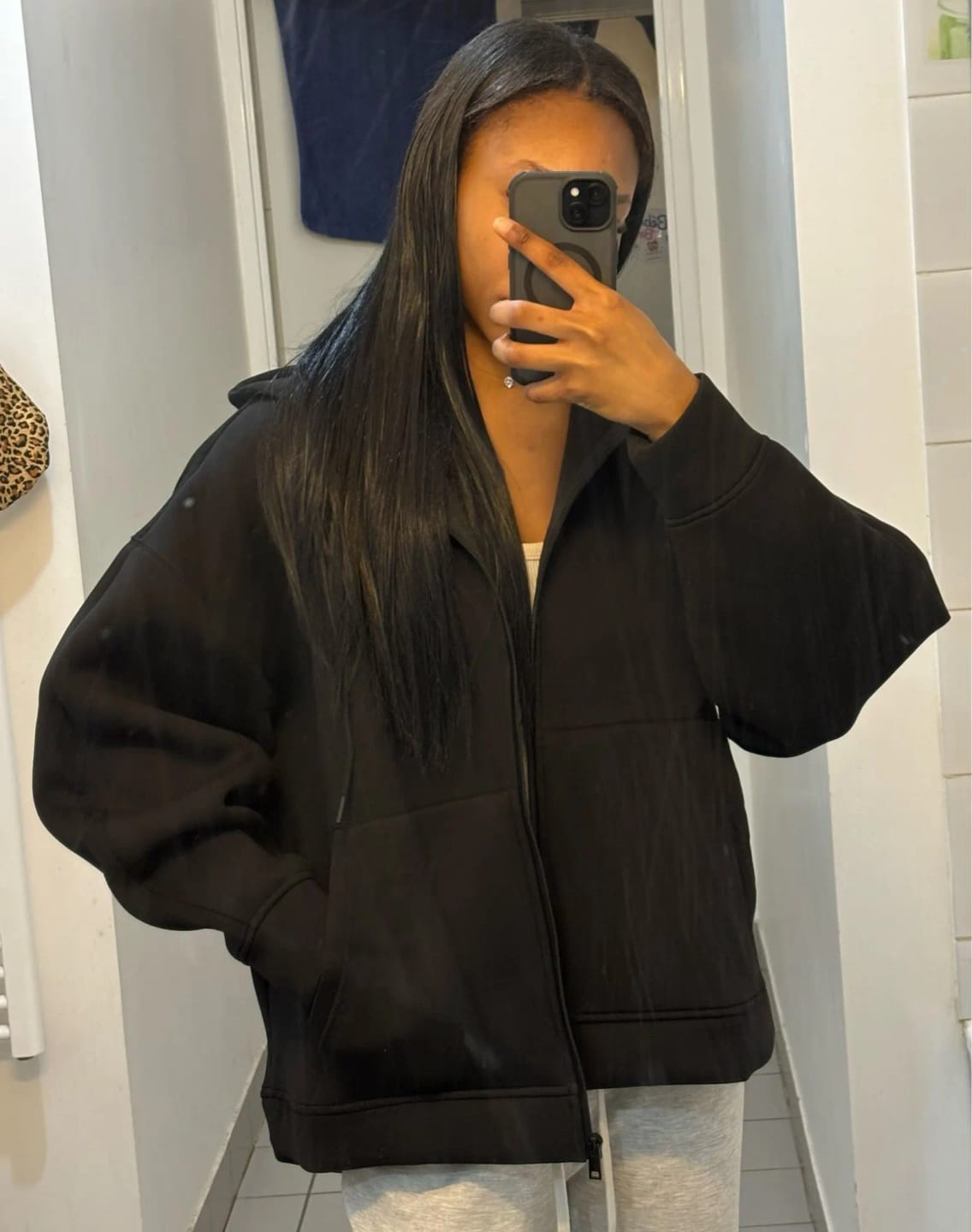 Customer photo review of Eveline Zip-Up Hoodie