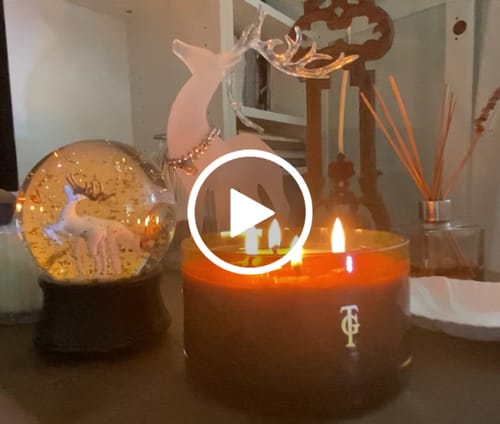 Customer video review of Gift Boxed Medium 4 Wick Candle Bowl