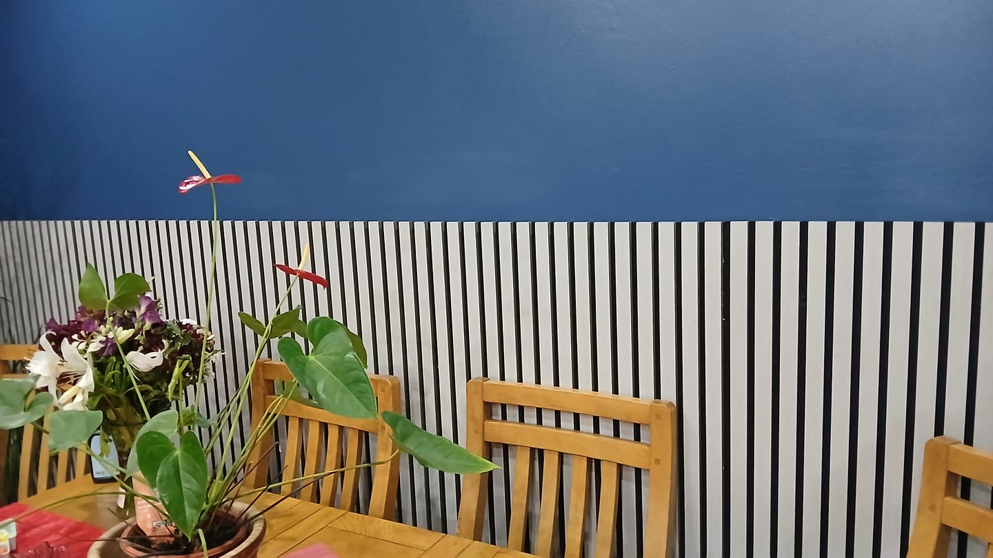 Customer photo review of Acoustic Slat Wall Panel - Grey Oak