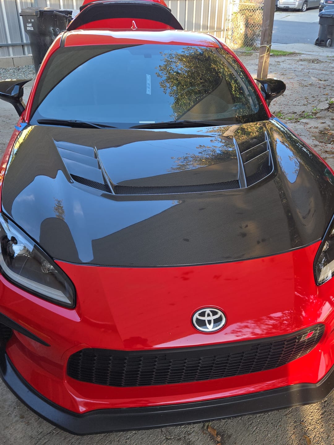 Customer photo review of 2022-Up GR86 BRZ Front Vented Bumper Hood