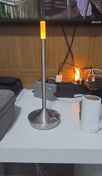 Customer photo review of Skandinavische Kandelaar Lampe | Minimalistische LED