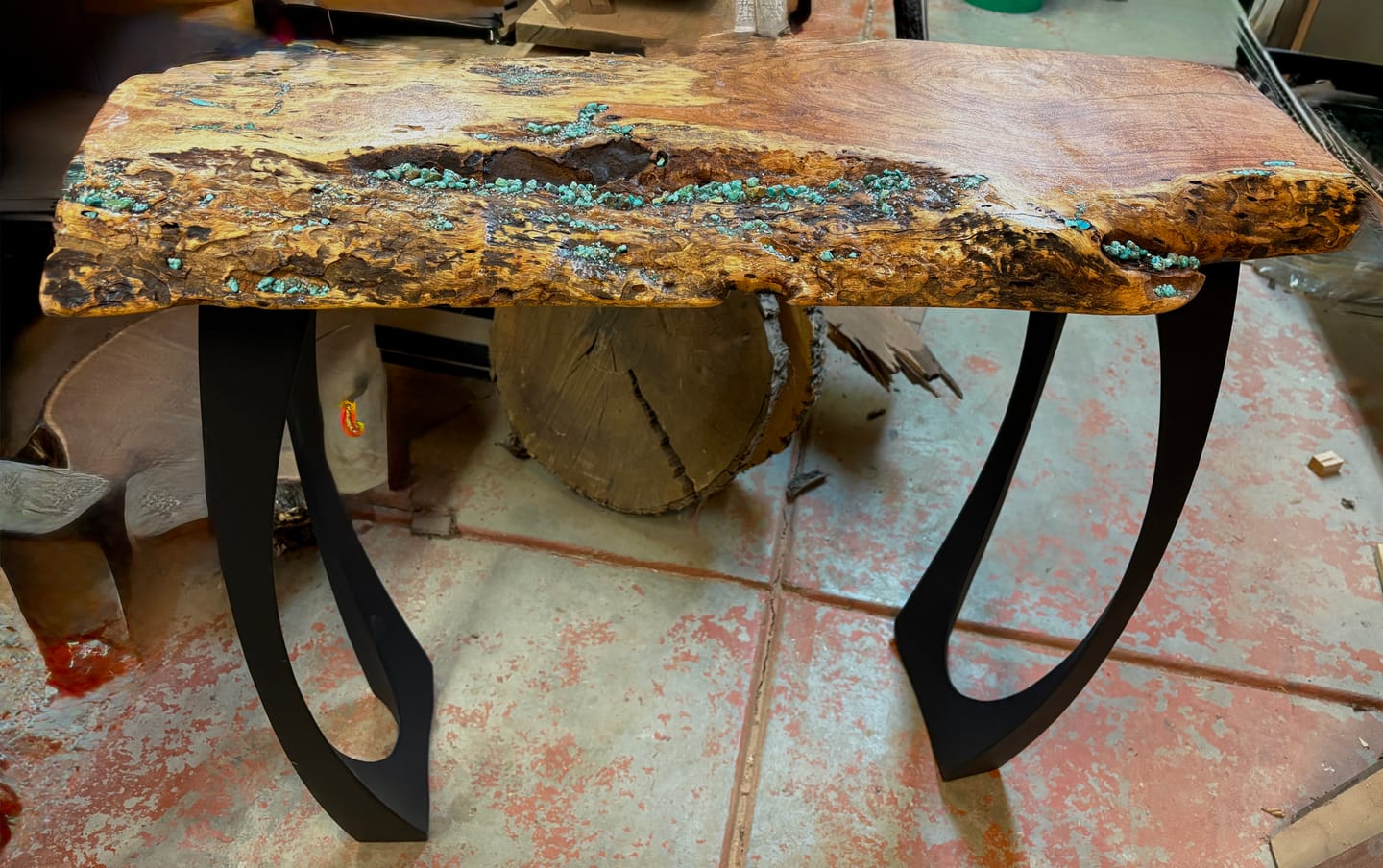 Customer photo review of Console Table Legs 211/204 Cleo 28'' H Scandinavian Style