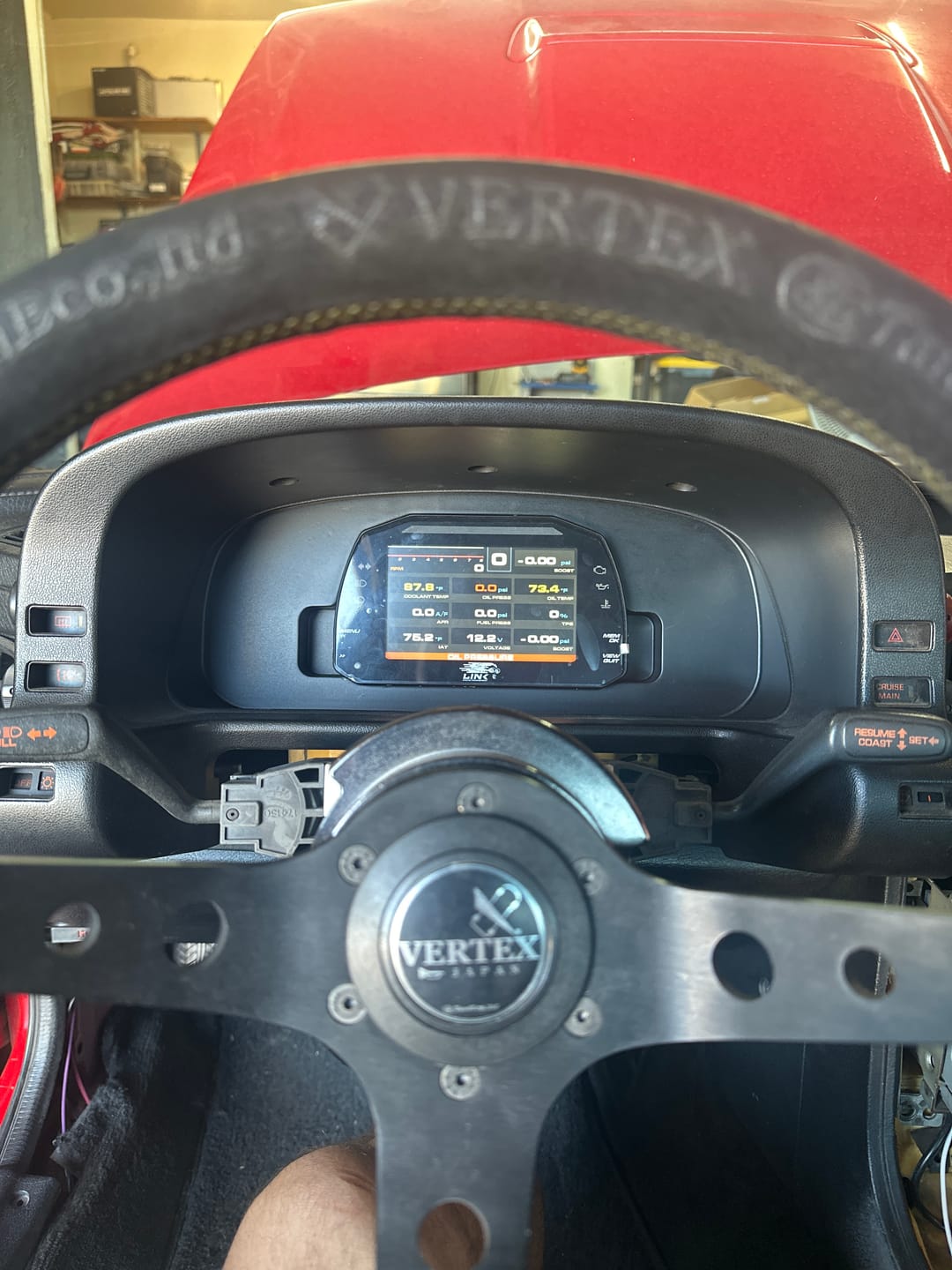 Customer photo review of Mazda RX-7 FC 2nd Gen Dash Cluster Mount