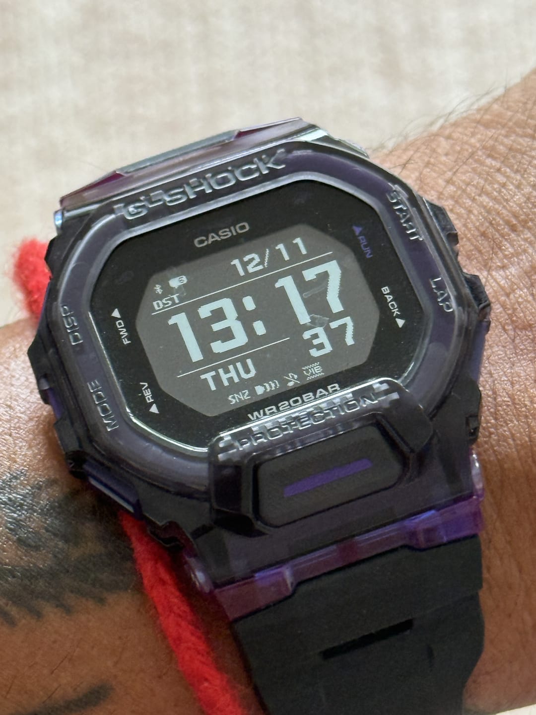 Customer photo review of Reloj Casio G-Shock G-SQUAD GBD-200SM-1A6DR Bluetooth
