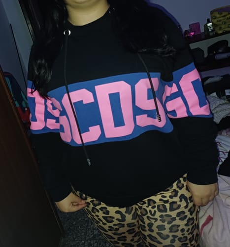 Recensione con foto di un cliente su Felpa con cappuccio GCDS - Bubble