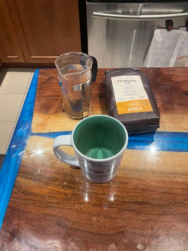 Customer photo review of Café Hacienda Doka Peaberry AA