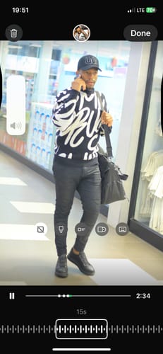 Customer photo review of Dark amber unisex