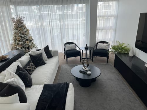 Customer photo review of Dot Polar White Lumbar Cushion 35 x 53cm