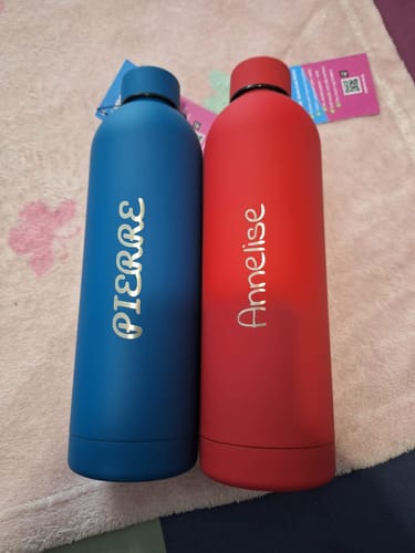 Customer photo review of Core Series Flask | Ocean Blue