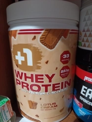 Customer photo review of +1© PREMIUM WHEY PROTEIN (1kg)