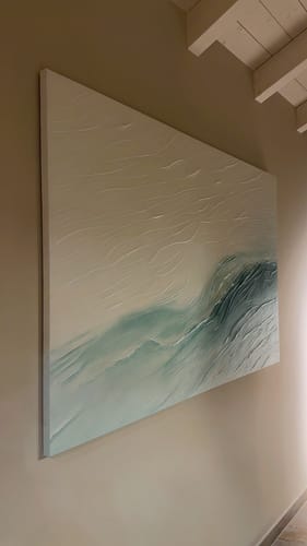 Customer review photo for Plaster Art Texture Painting #SG232