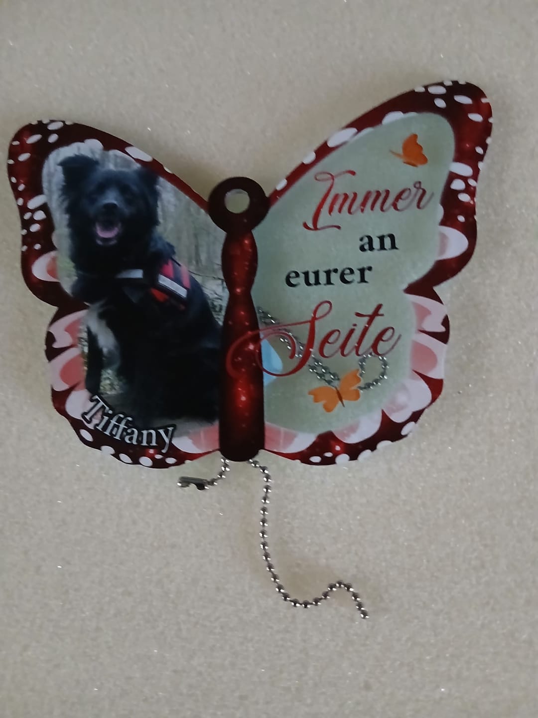 Customer photo review of Schutzengel - Individueller Rückspiegel Anhänger
