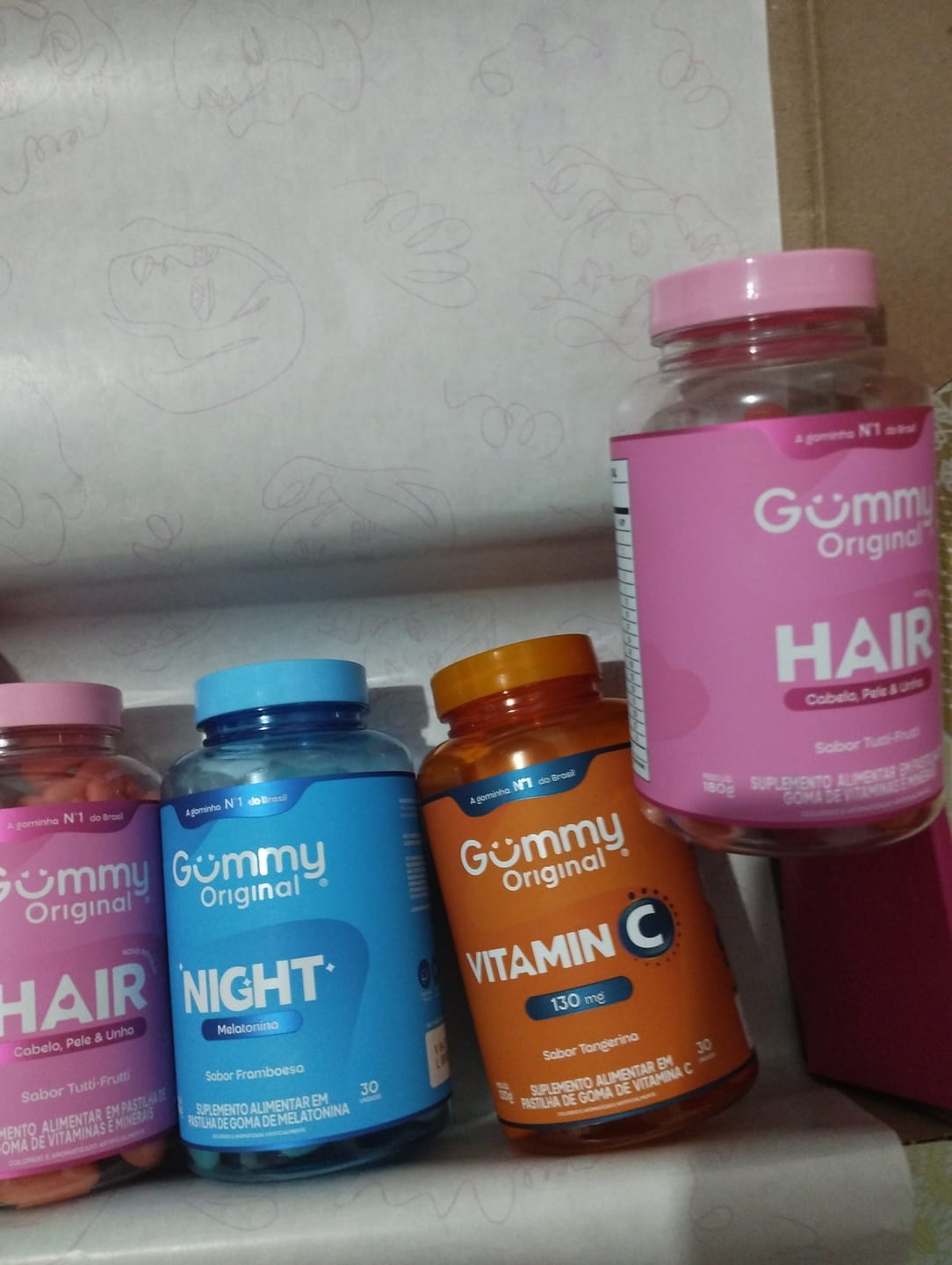 Customer photo review of 1 - Gummy® Hair - Tutti-Frutti 180g