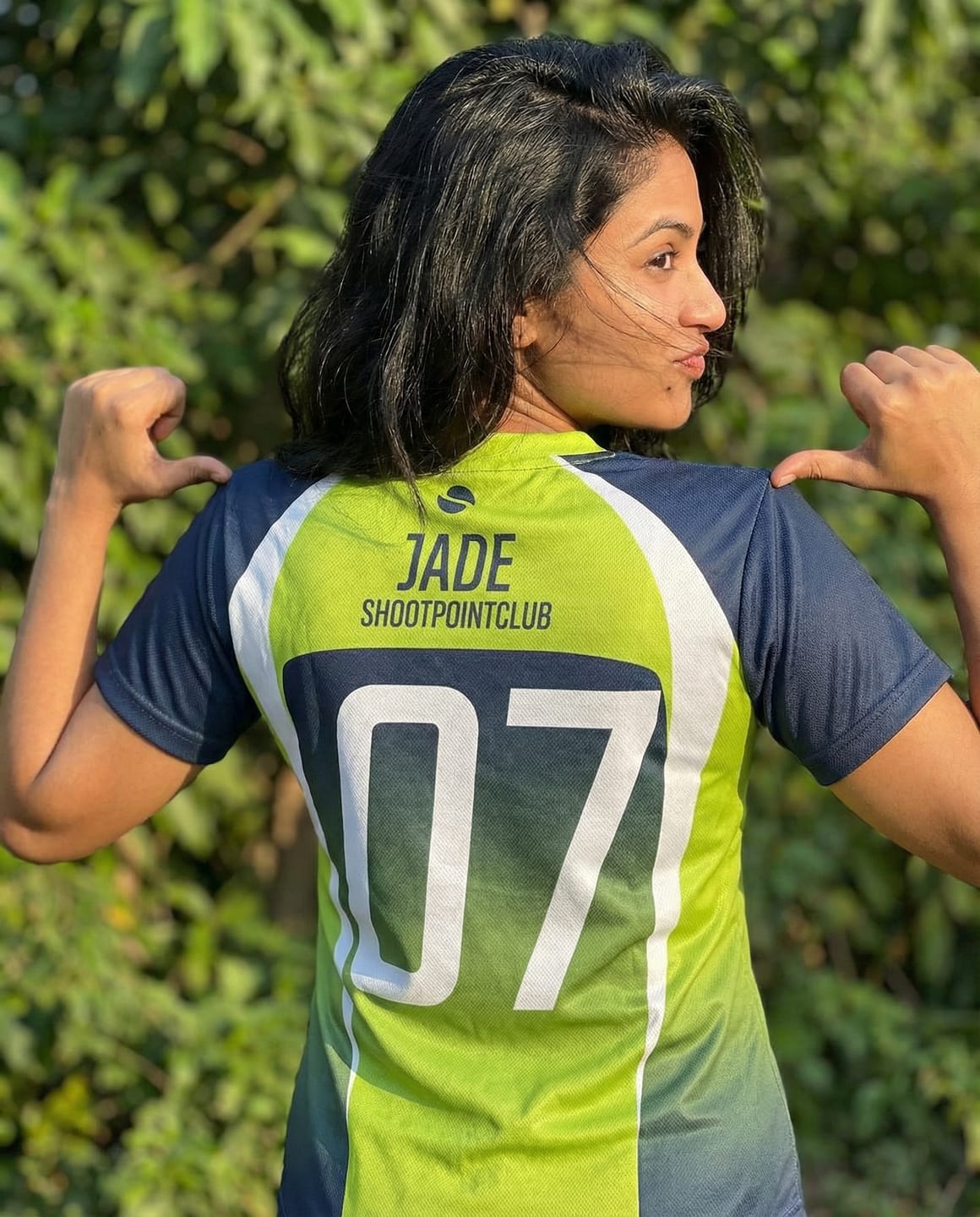 Customer photo review of Gamma | Maillot de Padel Personnalisable