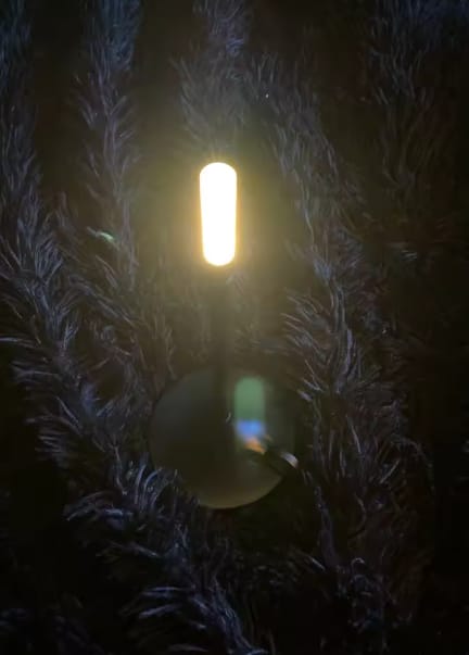 Customer photo review of Skandinavische Kandelaar Lampe | Minimalistische LED
