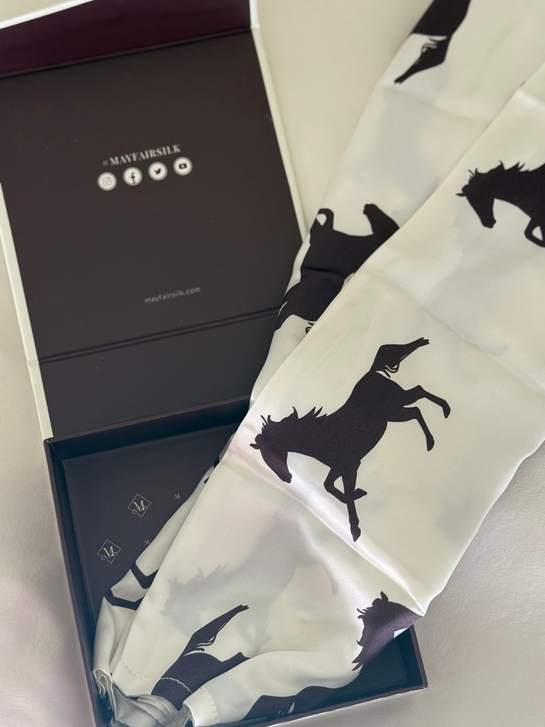 Customer photo review of Dream Rider Pure Silk Pillowcase