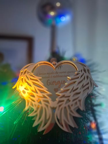 Customer photo review of Angelo del mio Cuore ・Pallina di Natale Personalizzate