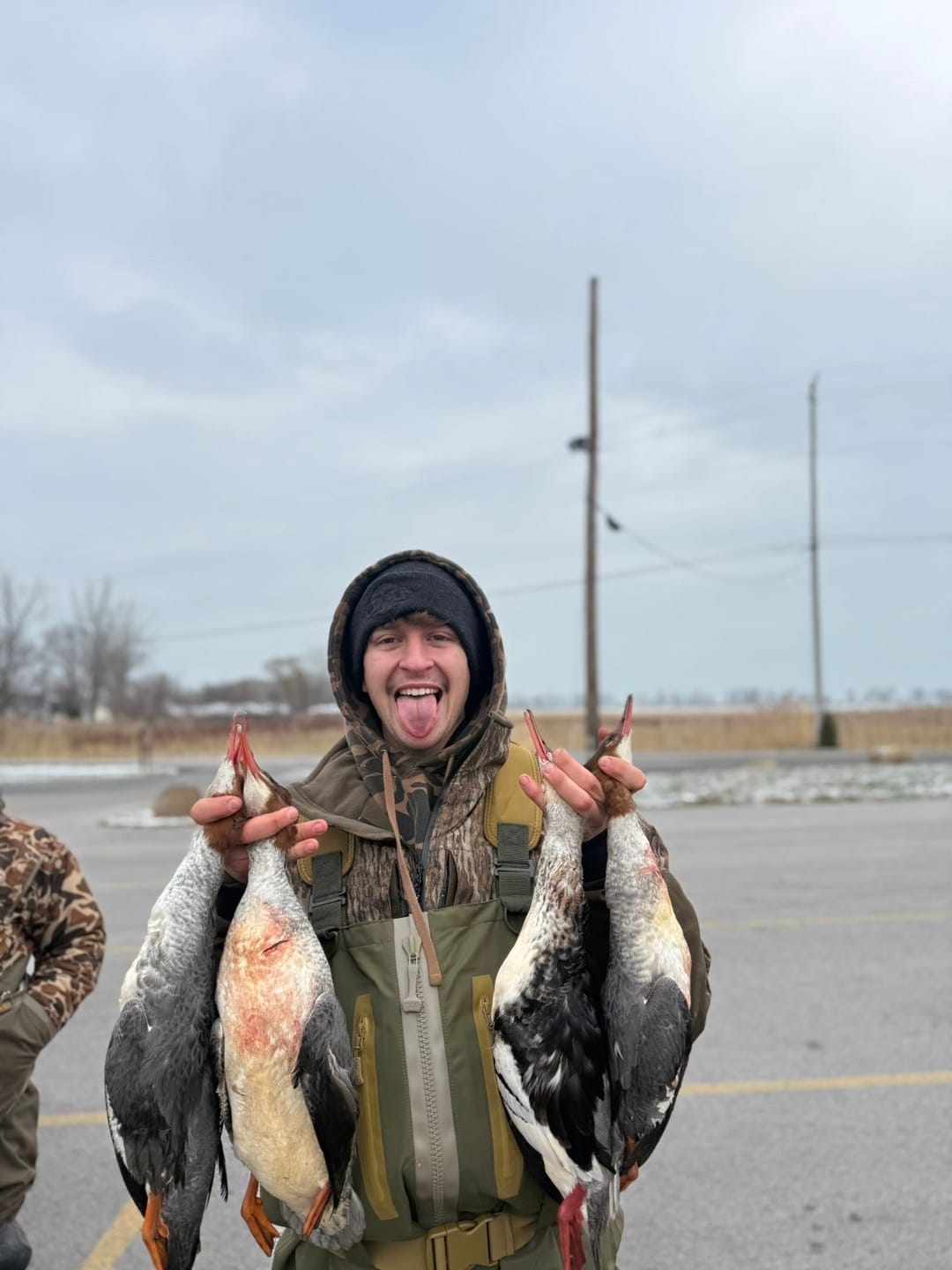 Customer photo review of TIDEWE × MinnDak Slough Dawgs TIZIP® Breathable Duck Hunting Waders